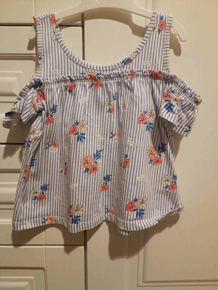 Çiçek Desenli Fırfırlı Elbise - Görsel 2