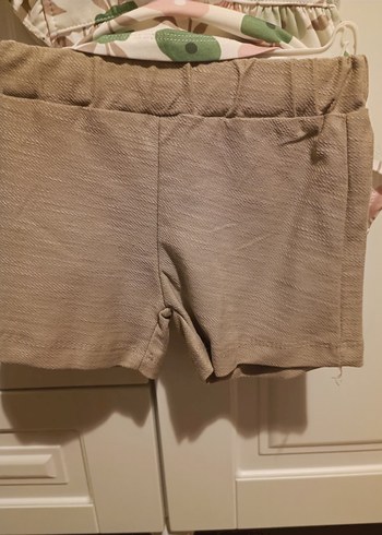 Kız Çocuk Pembe Bohem Desenli Şortlu Elbise - Görsel 4