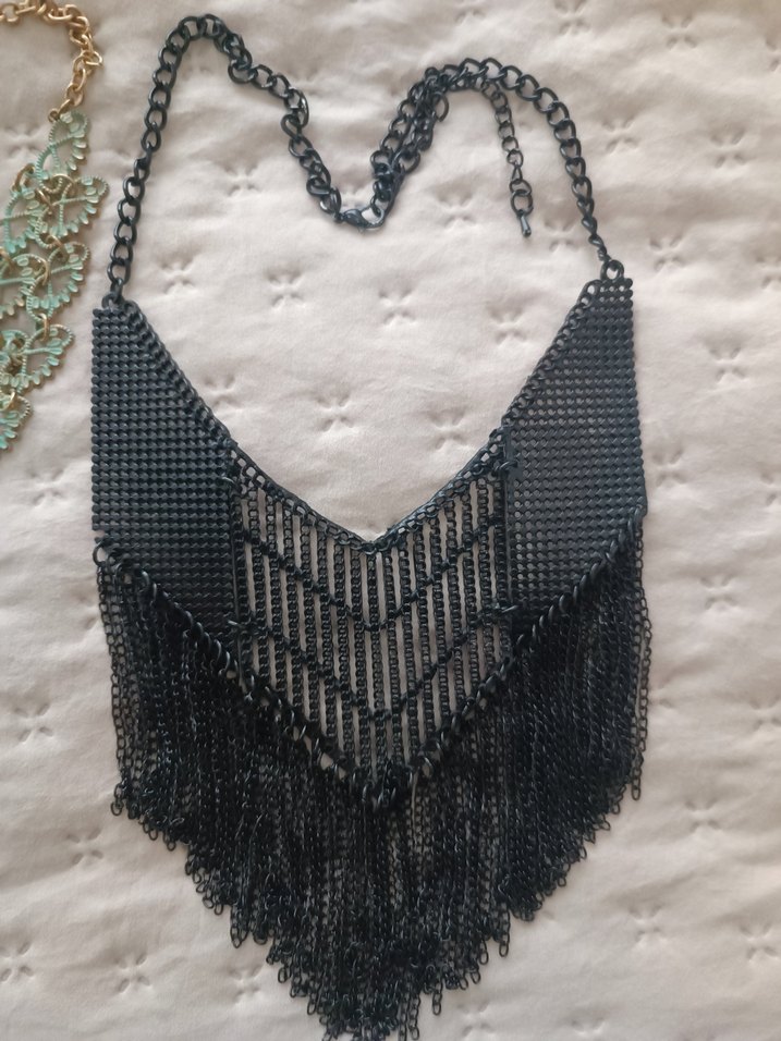 Bohem Tarzda Mini Boncuklu Kolye - Görsel 3