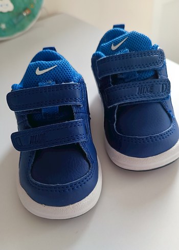 Nike Nike Erkek Çocuk Mavi Spor Ayakkabı Velcro