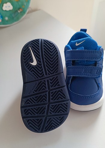 18 Beden Nike Erkek Çocuk Mavi Spor Ayakkabı Velcro