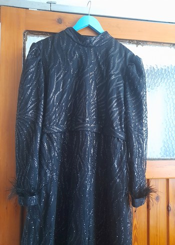 50 Beden siyah Renk Uzun Siyah Yılan Desenli Gotik Elbise \ 50 beden abiye
