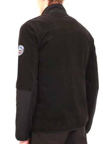 LUMBERJACK Erkek Siyah Fermuarlı Polar Sıfır Etiketli - Görsel 2