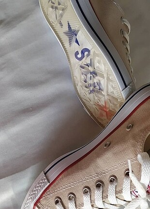 40 Beden Bej Converse New Season Harika Renkler Kadın Günlük Spor Ayakkab