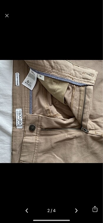Defacto Defacto regular fit chino pantolon