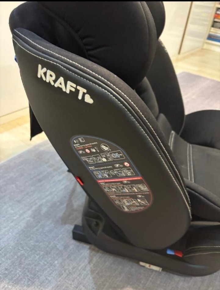 Çocuk oto koltuğu izofixli 360 derece kraft - Görsel 2