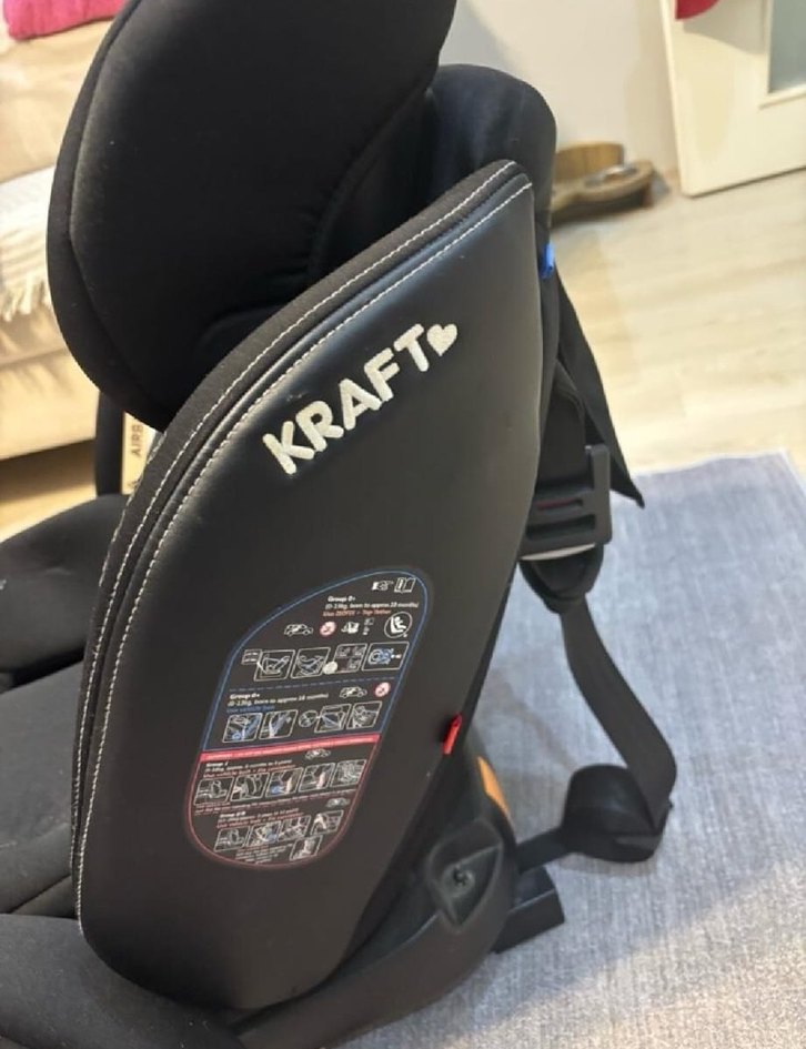 Çocuk oto koltuğu izofixli 360 derece kraft - Görsel 3