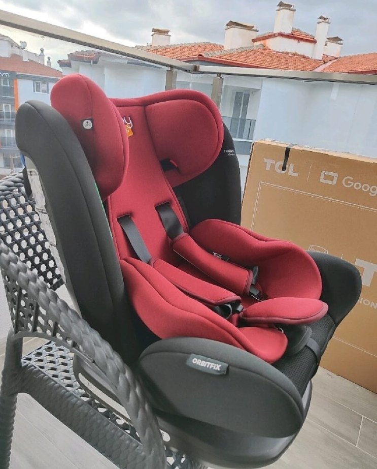 Çocuk oto koltuğu izofixli 360 derece - Görsel 3
