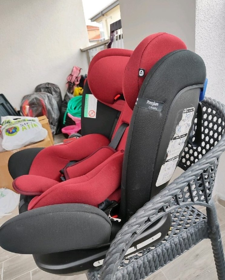 Çocuk oto koltuğu izofixli 360 derece - Görsel 2