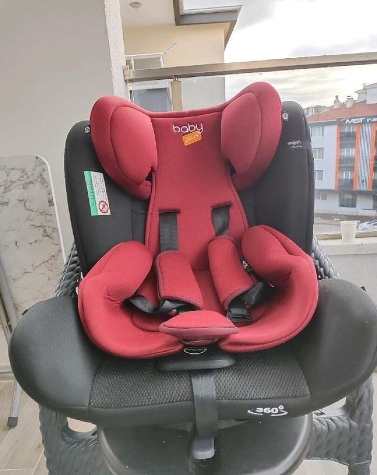 Çocuk oto koltuğu izofixli 360 derece - Görsel 4