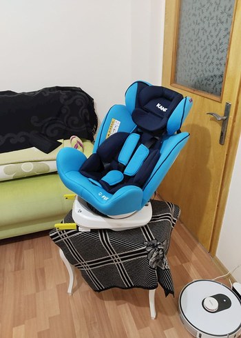 Çocuk oto koltuğu izofixli 360 derece kanz - Görsel 6