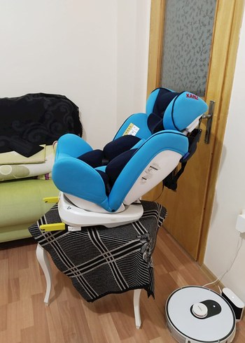 Çocuk oto koltuğu izofixli 360 derece kanz - Görsel 3