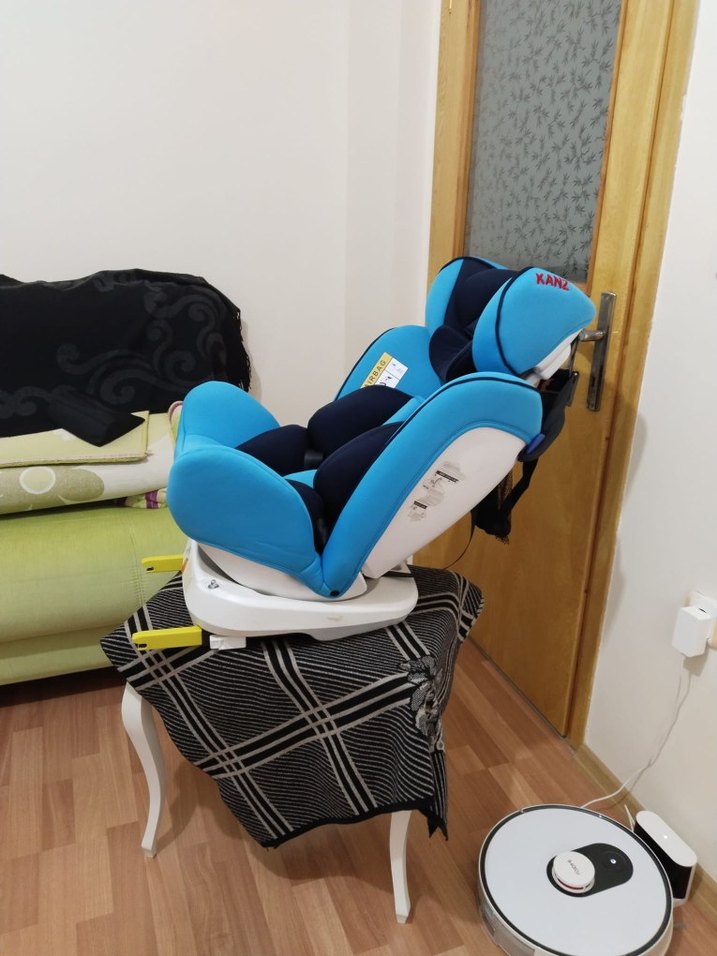 Çocuk oto koltuğu izofixli 360 derece kanz - Görsel 2