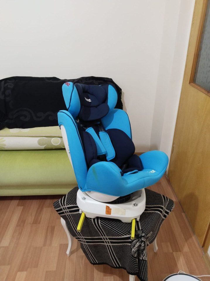Çocuk oto koltuğu izofixli 360 derece kanz - Görsel 5
