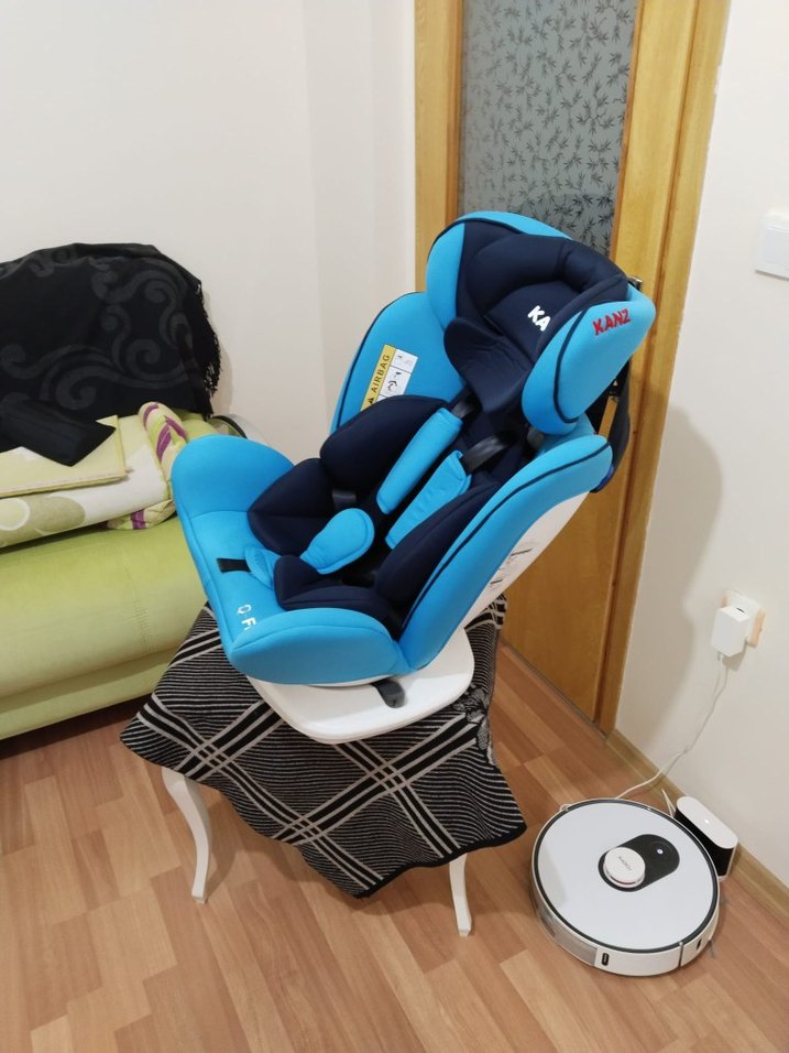 Çocuk oto koltuğu izofixli 360 derece kanz - Görsel 4