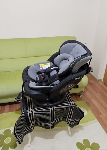 Çocuk oto koltuğu izofixli 360 derece kraft - Görsel 3