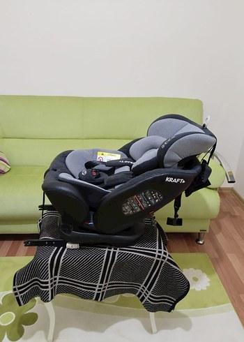 Çocuk oto koltuğu izofixli 360 derece kraft - Görsel 4
