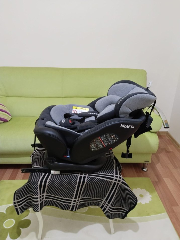Çocuk oto koltuğu izofixli 360 derece kraft - Görsel 4