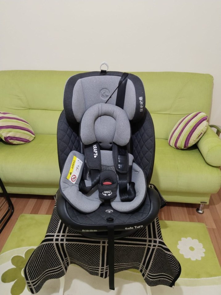Çocuk oto koltuğu izofixli 360 derece kraft - Görsel 2