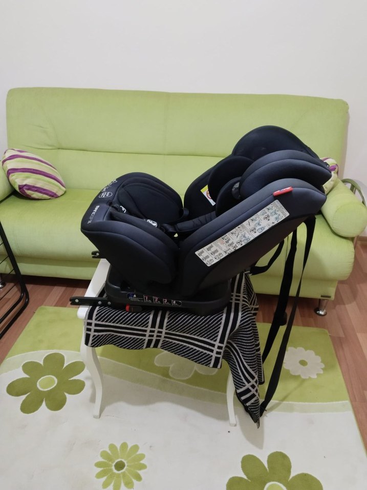 Çocuk oto koltuğu izofixli 360 derece - Görsel 4