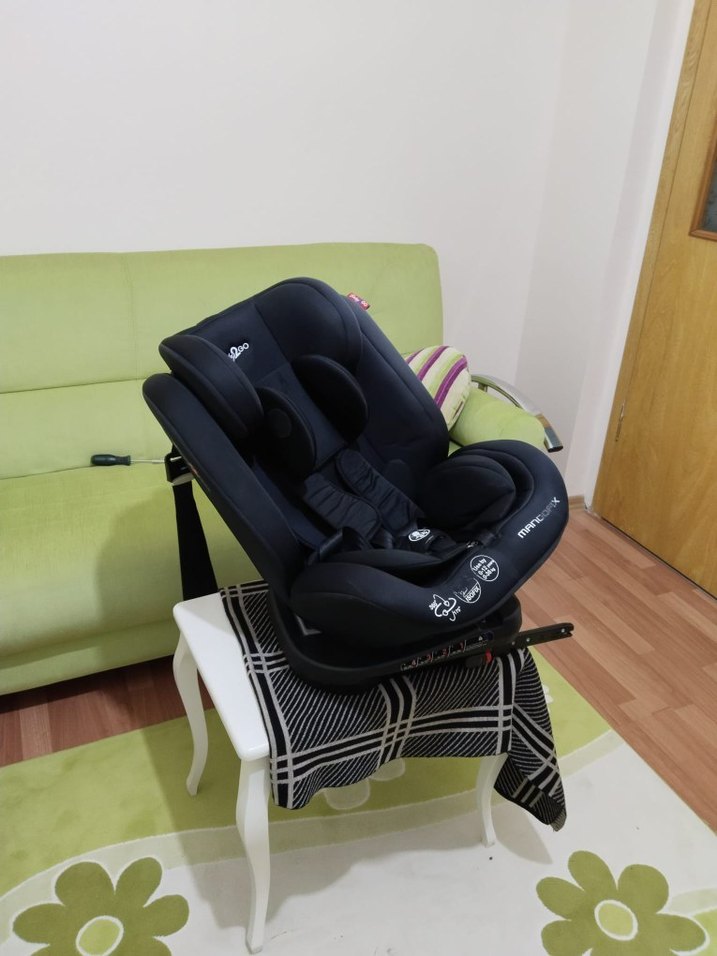 Çocuk oto koltuğu izofixli 360 derece - Görsel 5