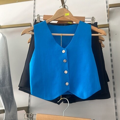 diğer Beden Mavi yelek butik ürünü