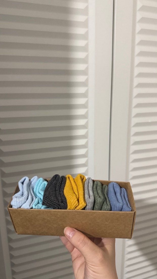 Erkek Çocuk Çok Renkli Düz Çorap Seti yenidogan - Görsel 2