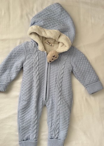 Mavi kışlık tulum - Görsel 6