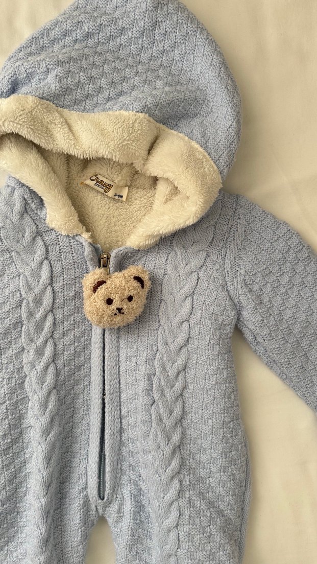 Mavi kışlık tulum - Görsel 5