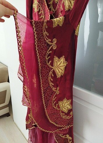 40 Beden bordo Renk Bindallı
