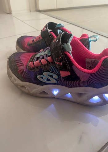 Kız Çocuk Renkli Işıklı Spor Ayakkabı - Görsel 3