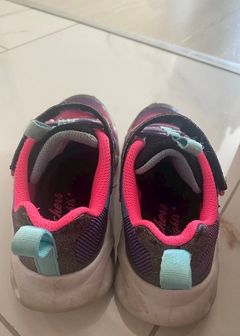 Kız Çocuk Renkli Işıklı Spor Ayakkabı - Görsel 6