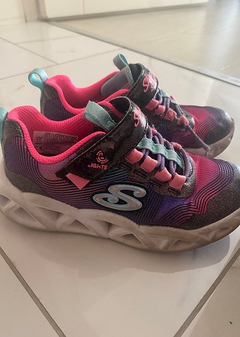 Kız Çocuk Renkli Işıklı Spor Ayakkabı - Görsel 9