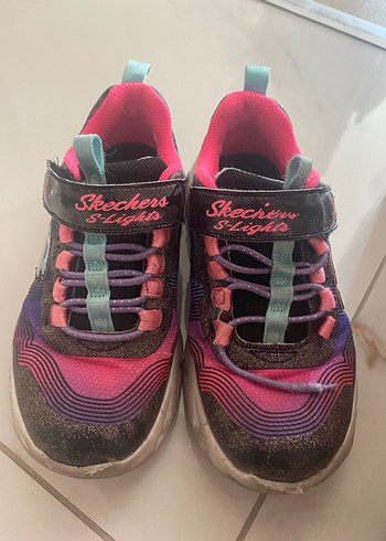 Kız Çocuk Renkli Işıklı Spor Ayakkabı - Görsel 8