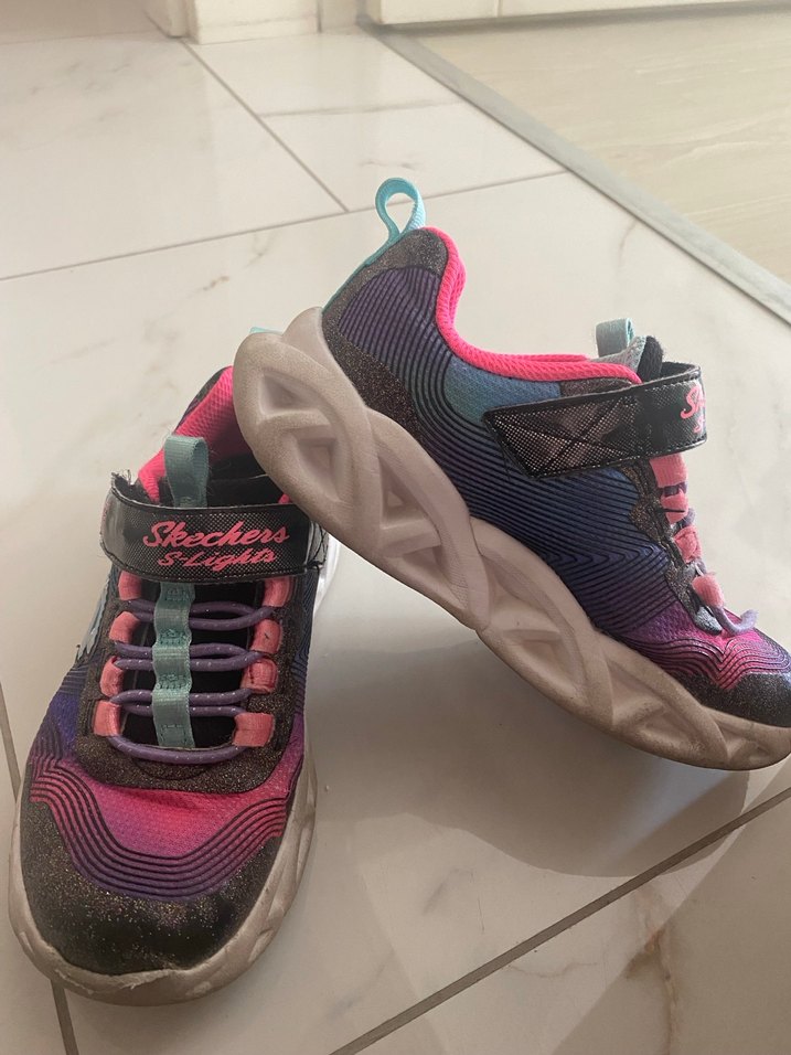 Kız Çocuk Renkli Işıklı Spor Ayakkabı - Görsel 4