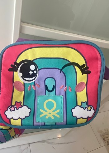 Renkli Çocuk Okul Çantası ve Beslenme Çantası - Görsel 2