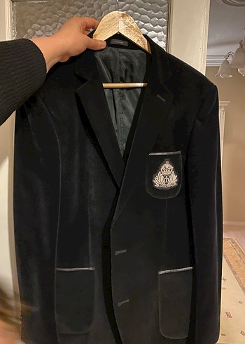 Klasik Siyah Erkek Rozetli kadife - Görsel 4