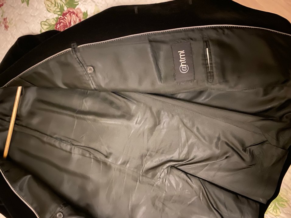 Klasik Siyah Erkek Rozetli kadife - Görsel 3