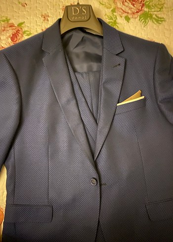 Klasik Lacivert Erkek Takım Elbise - Görsel 2