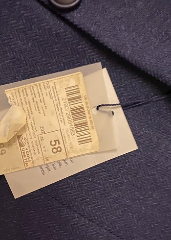 Düğmeli Lacivert Erkek Takım Elbise - Görsel 2