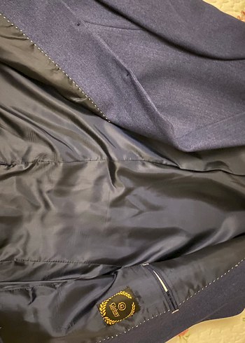 Düğmeli Lacivert Erkek Takım Elbise - Görsel 3