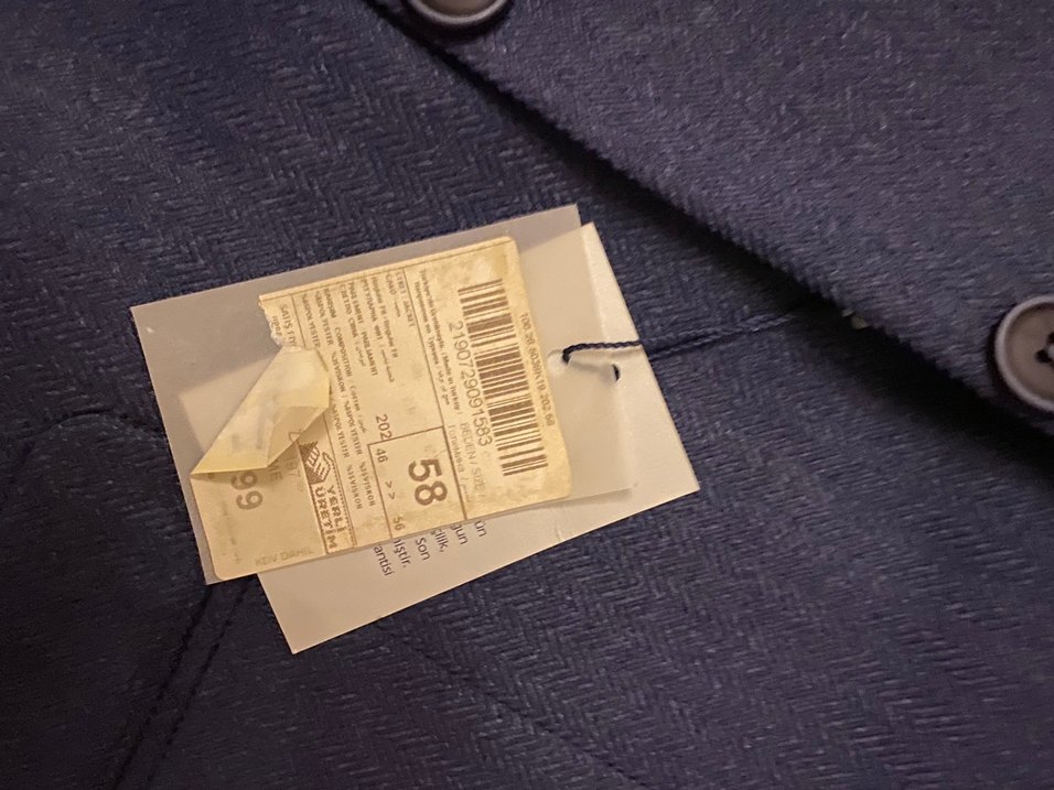 Düğmeli Lacivert Erkek Takım Elbise - Görsel 2