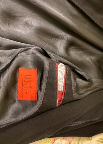 Siyah Süet Midi Düğmeli erkek kaban - Görsel 2