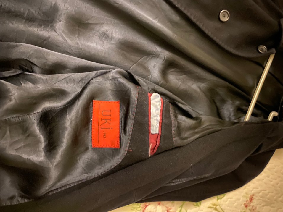 Siyah Süet Midi Düğmeli erkek kaban - Görsel 2