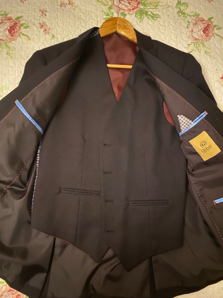 Klasik Bordo Erkek Takım Elbise - Görsel 3