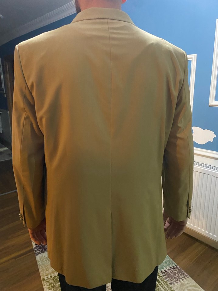 Bej Parlak Erkek Ceket Regular Fit - Görsel 4