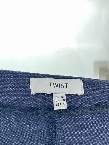 36 Beden lacivert Renk Twist Kumaş Pantolon %70 İndirimli.