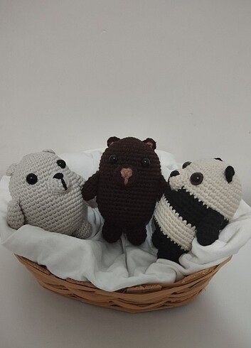 Amigurumi kafadar ayılar