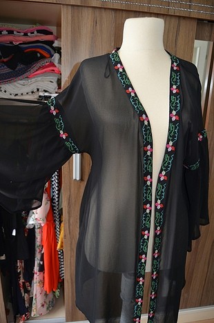 Koton şifon kimono