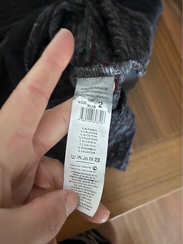 m Beden Polo Garage geniş kesim triko